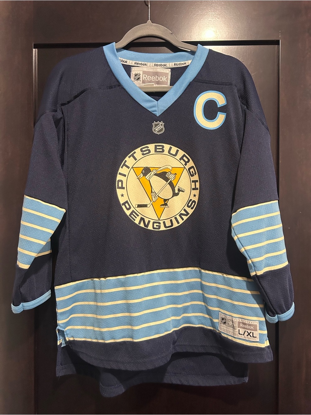 Pittsburgh Penguins Size Youth Large/XLarge Crosby Jersey
